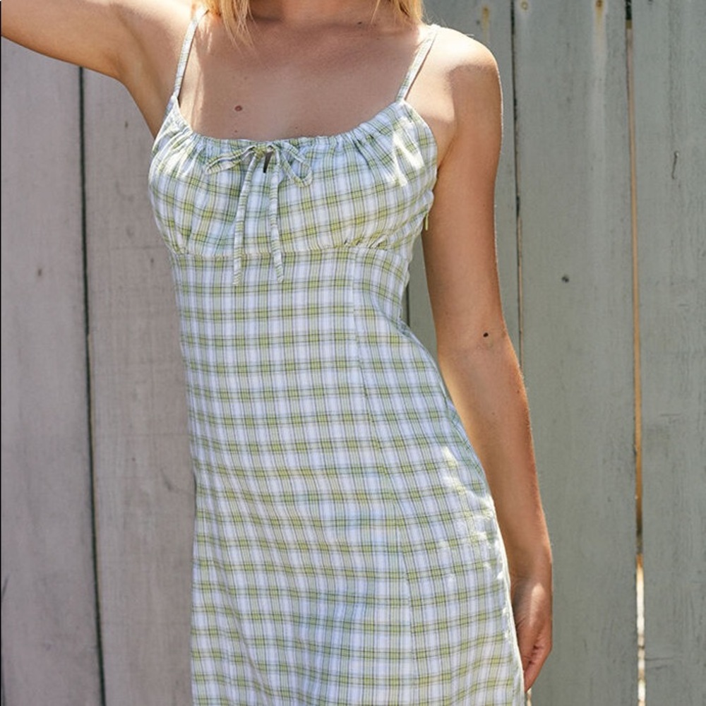 Brandy Melville green Josephine dress